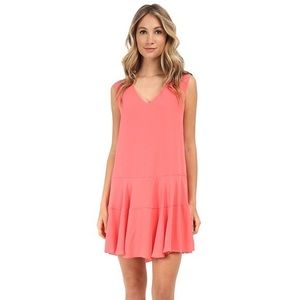 BCBG Maxazria Sleeveless Coral Dress